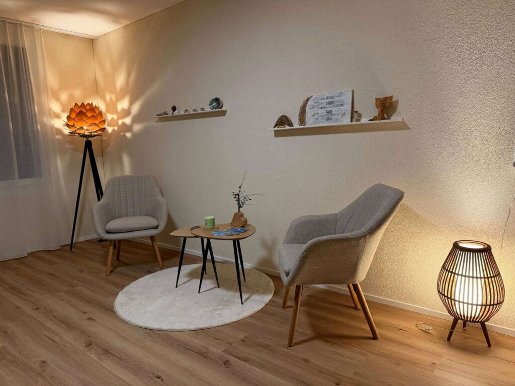 Praxiszimmer Nelly Escher, Atem-Qi, für eine entspannende Therapie